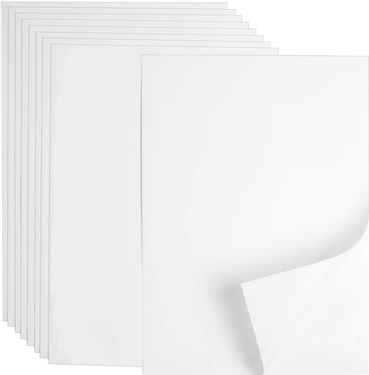 Matte White Printable Permantent Vinyl [pk-50]