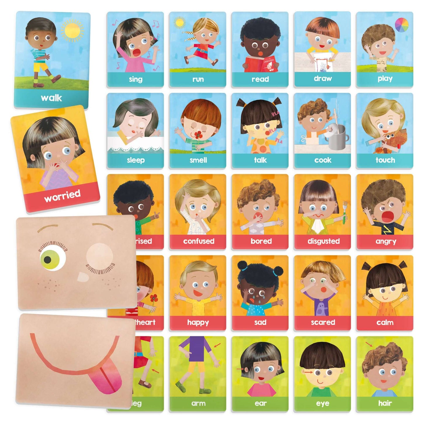 Flash Cards Emotions and Actions