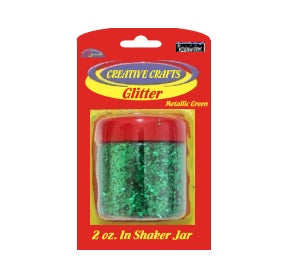 Glitter Shaker Green 2oz