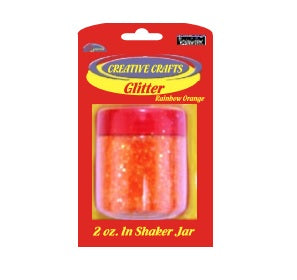 Glitter Shaker Orange 2oz