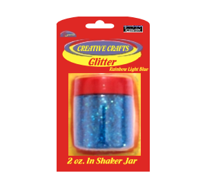Glitter Shaker Light Blue 2oz