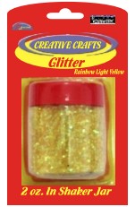 Glitter Shaker Yellow 2oz