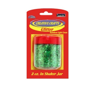 Glitter Shaker Light Green 2oz