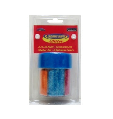 Glitter Shaker 6 Rainbow