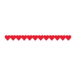 Border Red Hearts
