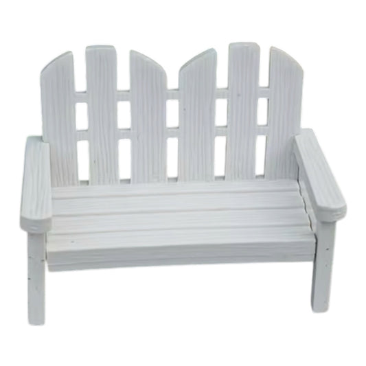 Mini White Bench