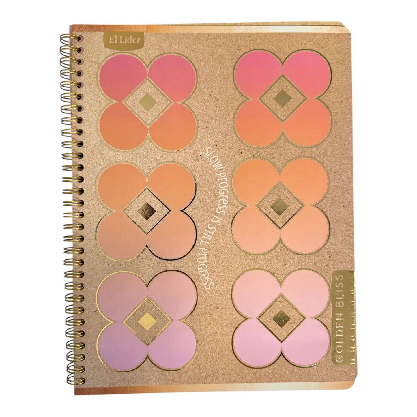 Notebook Spiral Golden Bliss [80 sheets]
