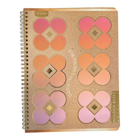 Notebook Spiral Golden Bliss [80 sheets]