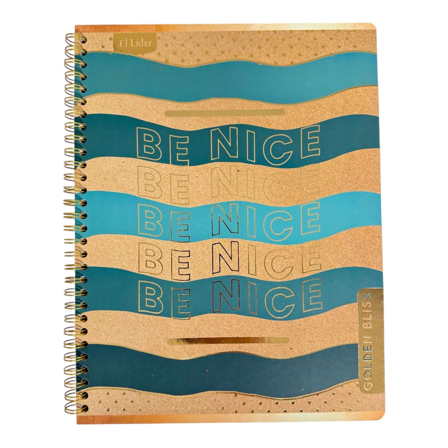 Notebook Spiral Golden Bliss [80 sheets]