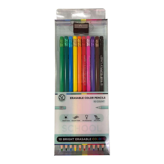 Color Pencils Erasable [pk-10]
