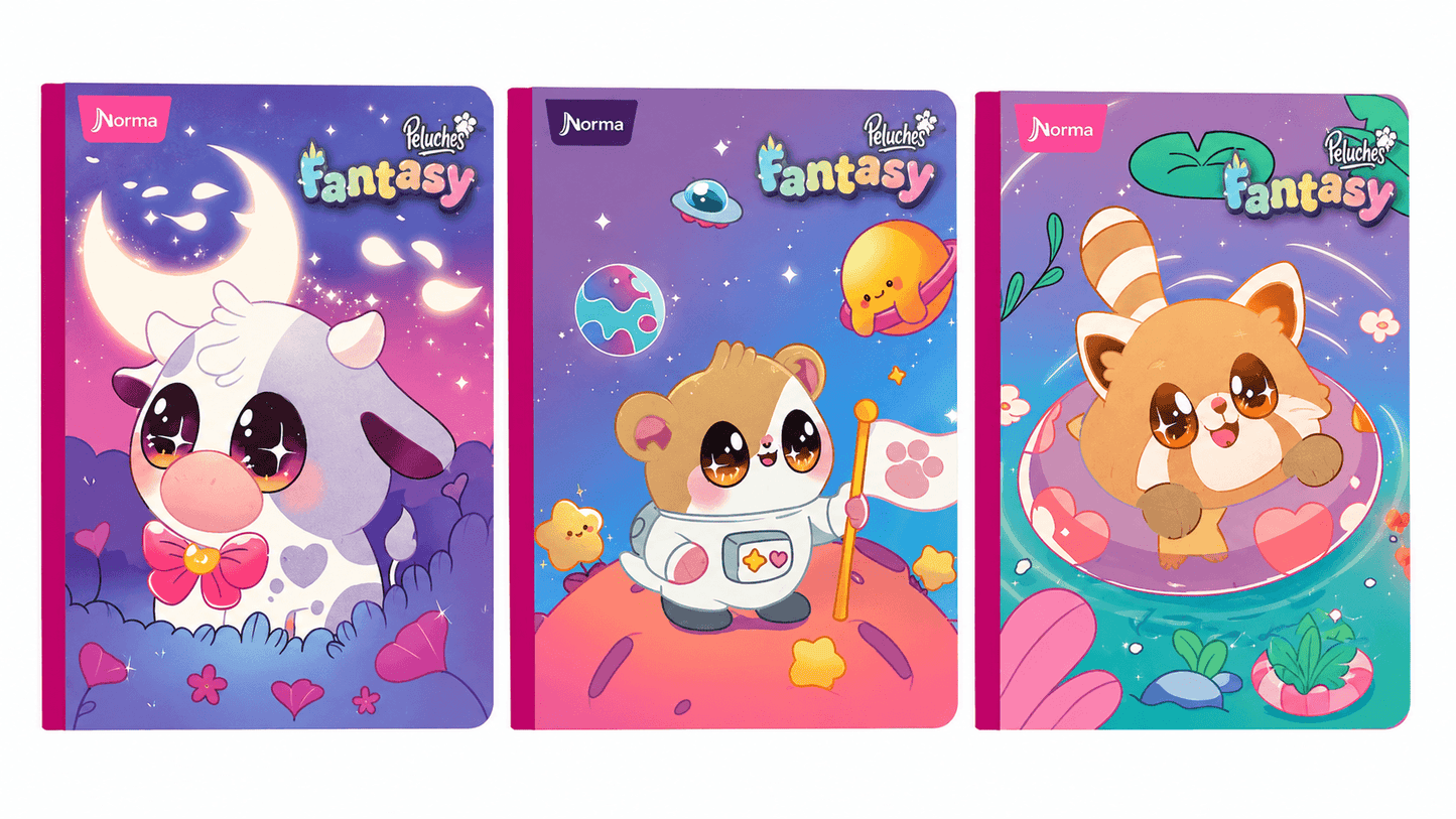 Notebook Regular Peluches Fantasy [200pgs]