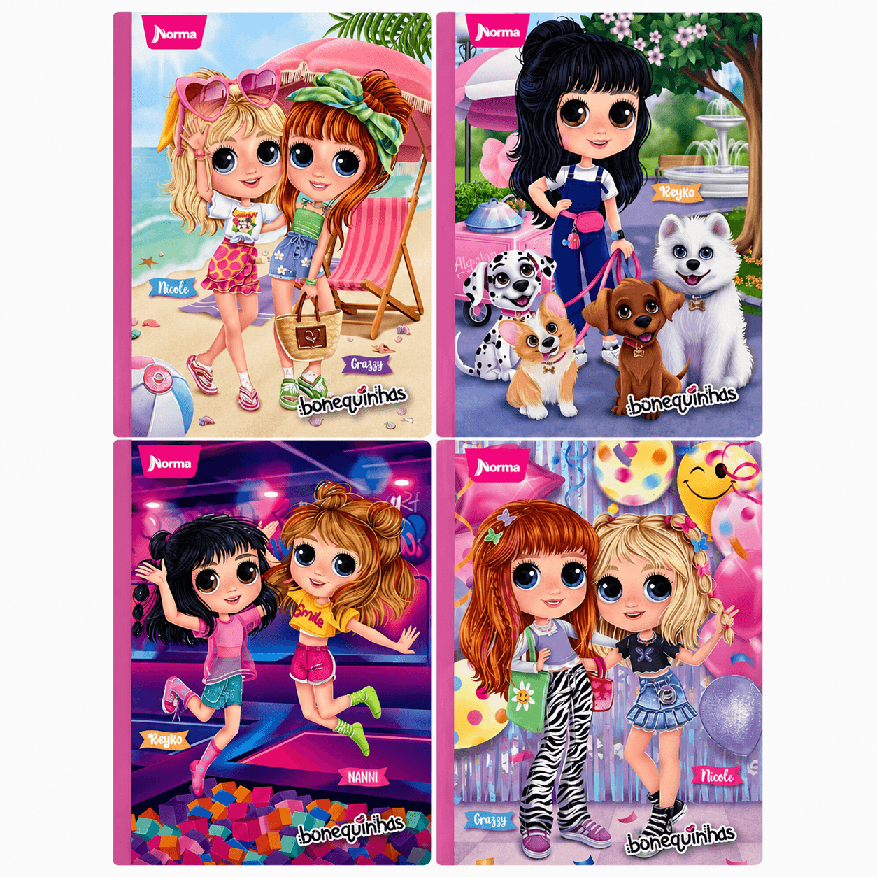 Libreta Regular Bonequinhas [200pgs]