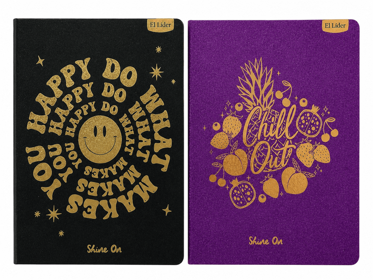 Notebook Lrg Shine On Glitter