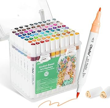 Alcohol Markers Ohuhu [pk-80]