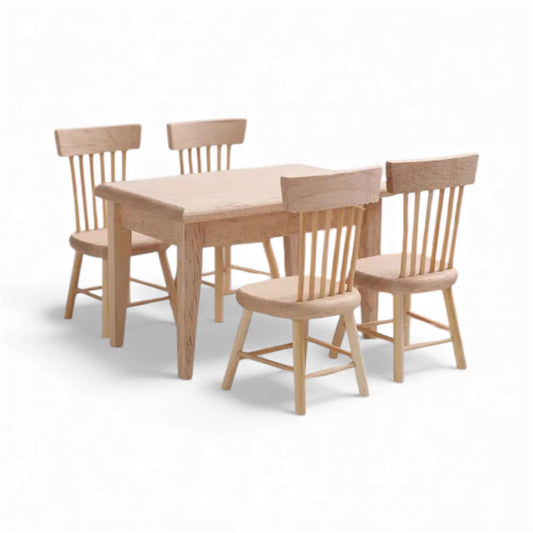 Mini Furniture Set (Table + 4 chairs)