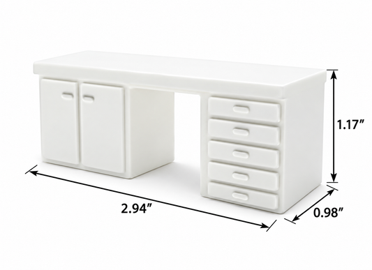 Miniature workbench cabinet