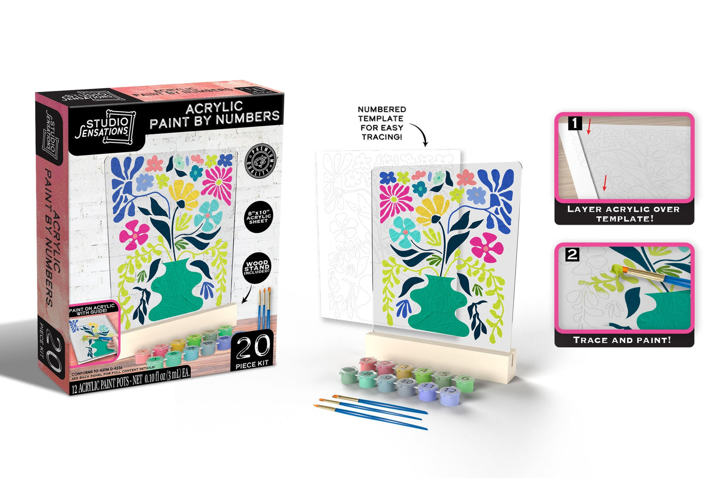 Paint by Numbers Flower