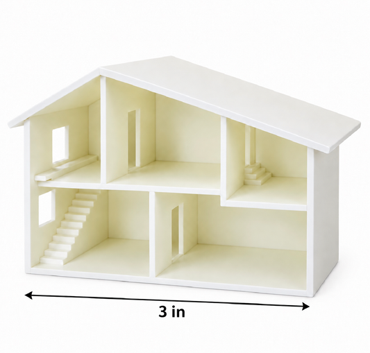 Casa plástica para maquetas