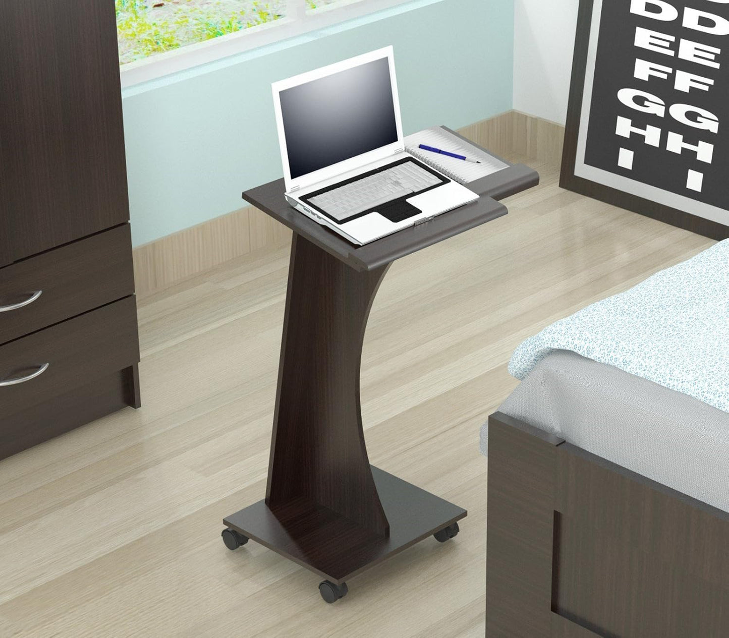 Table Rolling Laptop Cart