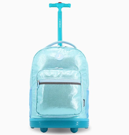 Rolling Sunrise Metallic Teal