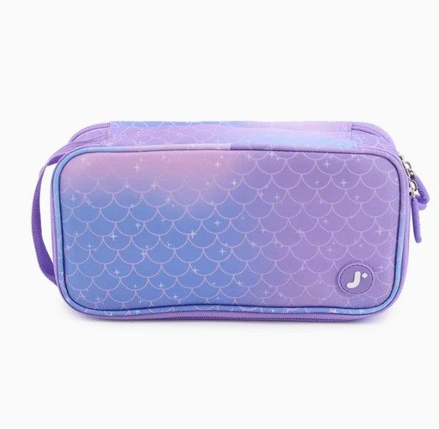 Pencil Case Doodle Purple Mermaid