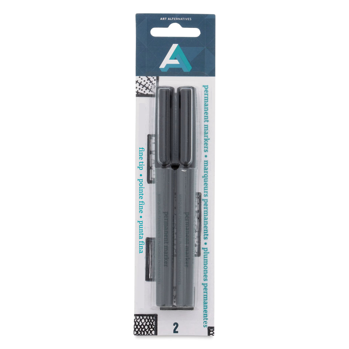 Marker Black [pk-2]