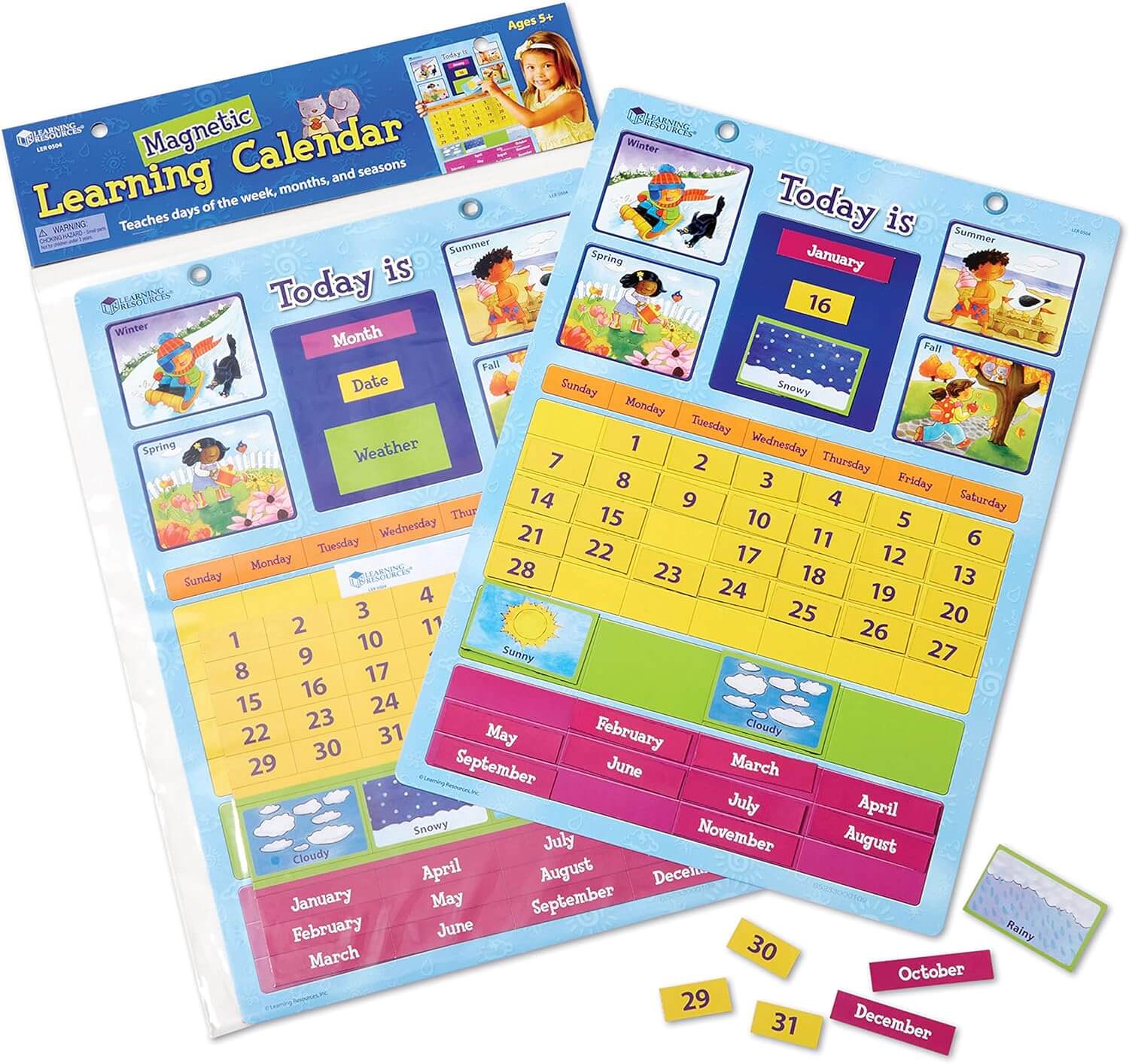 Magnetic Learning Calendar – Humacao School Supply
