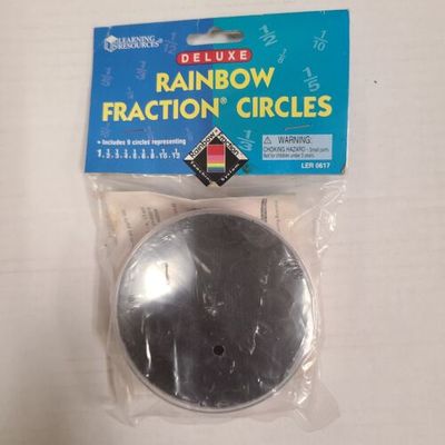 Fraction Circles Deluxe Rainbow