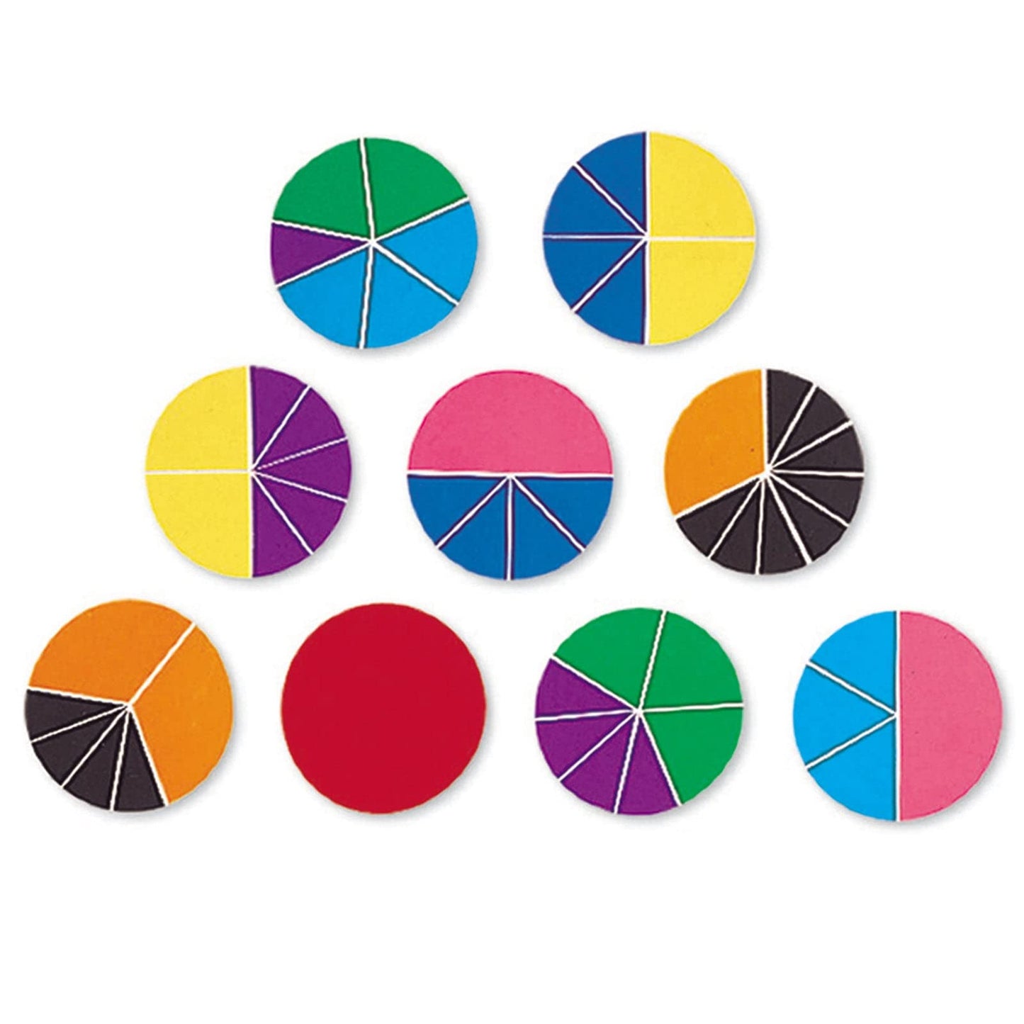Fraction Circles Deluxe Rainbow