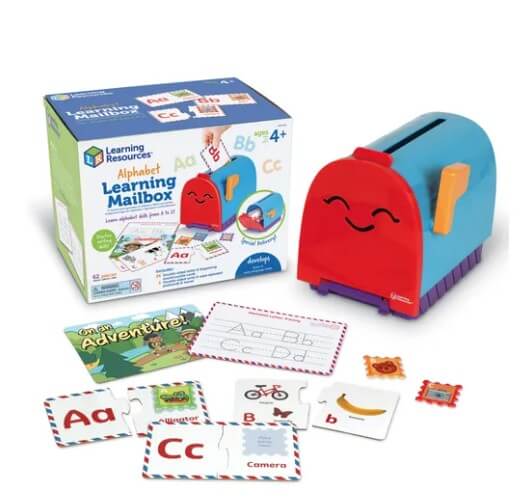 Alphabet Learning Mailbox