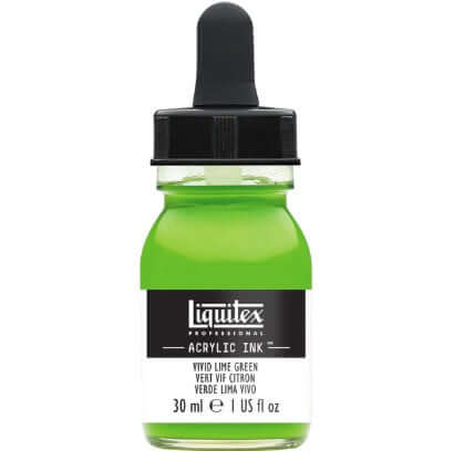Acrylic Ink Vivid Lime Green