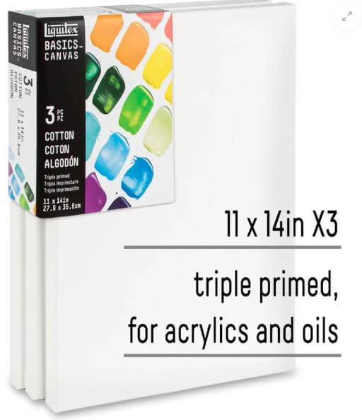 Canvas Stretch 11x14" [3pk]