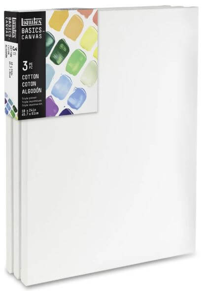 Canvas Stretch 12x16" [3pk]