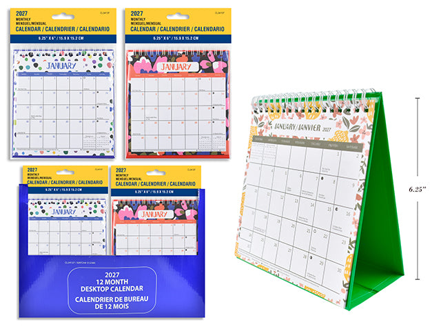 Desktop Calendar 2027