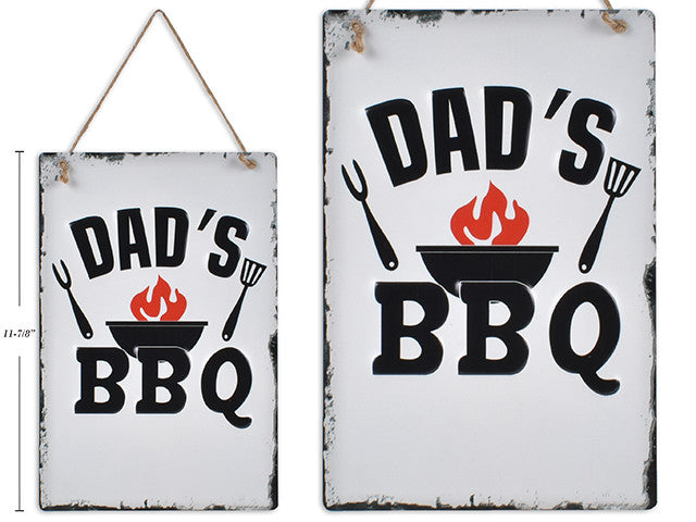 BBQ Metal Sign