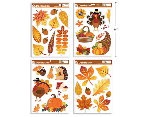 Window Cling Harvest [EACH]