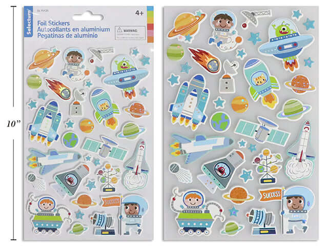 Foil Stickers Space
