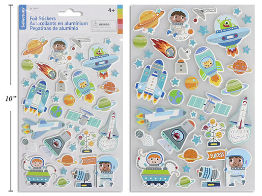 Foil Stickers Space