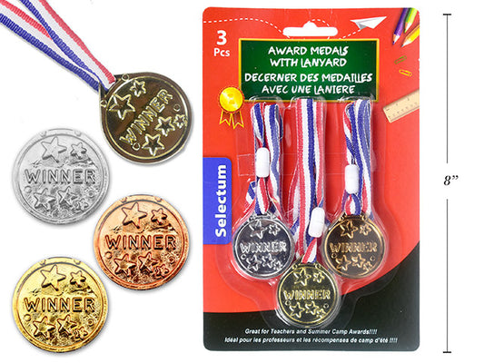 Award Medals w/Lanyard