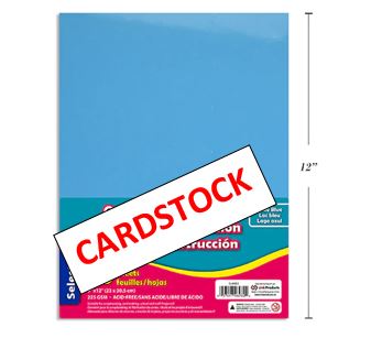 Cardstock 9" x 12" Lake Blue [pk-50]