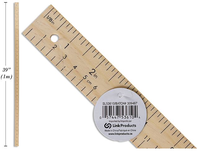 Meter 36" Wood