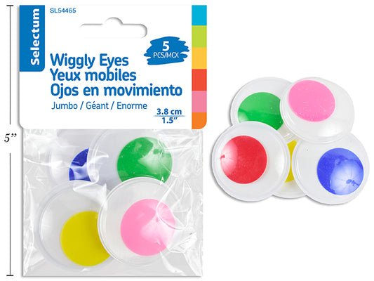 Eyes Wiggly 1.5" Colors [pk-5]