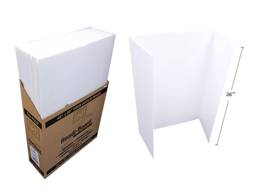 White Trifold Foam 24" x 36" [EACH]