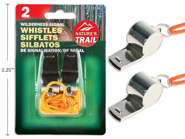 Whistle w/Lanyard [pk-2]
