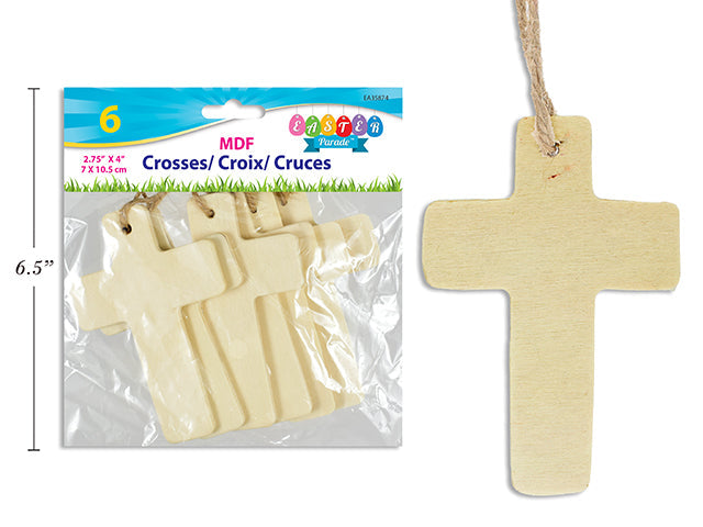 Wood Cross [pk-6]