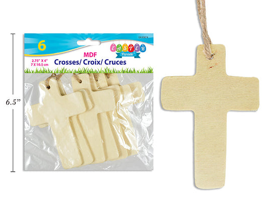 Wood Cross [pk-6]