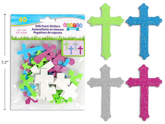 Easter Cross Eva Foam Sticker