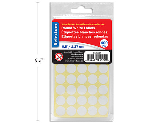 Labels Round 0.5"