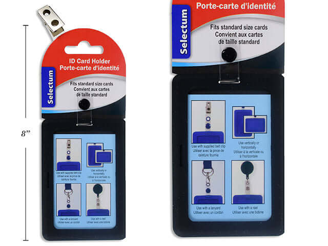 ID Card Holder Black