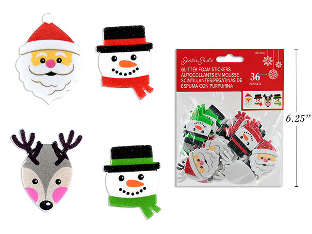 Xmas Foam Stickers [36pk]